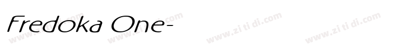 Fredoka One字体转换